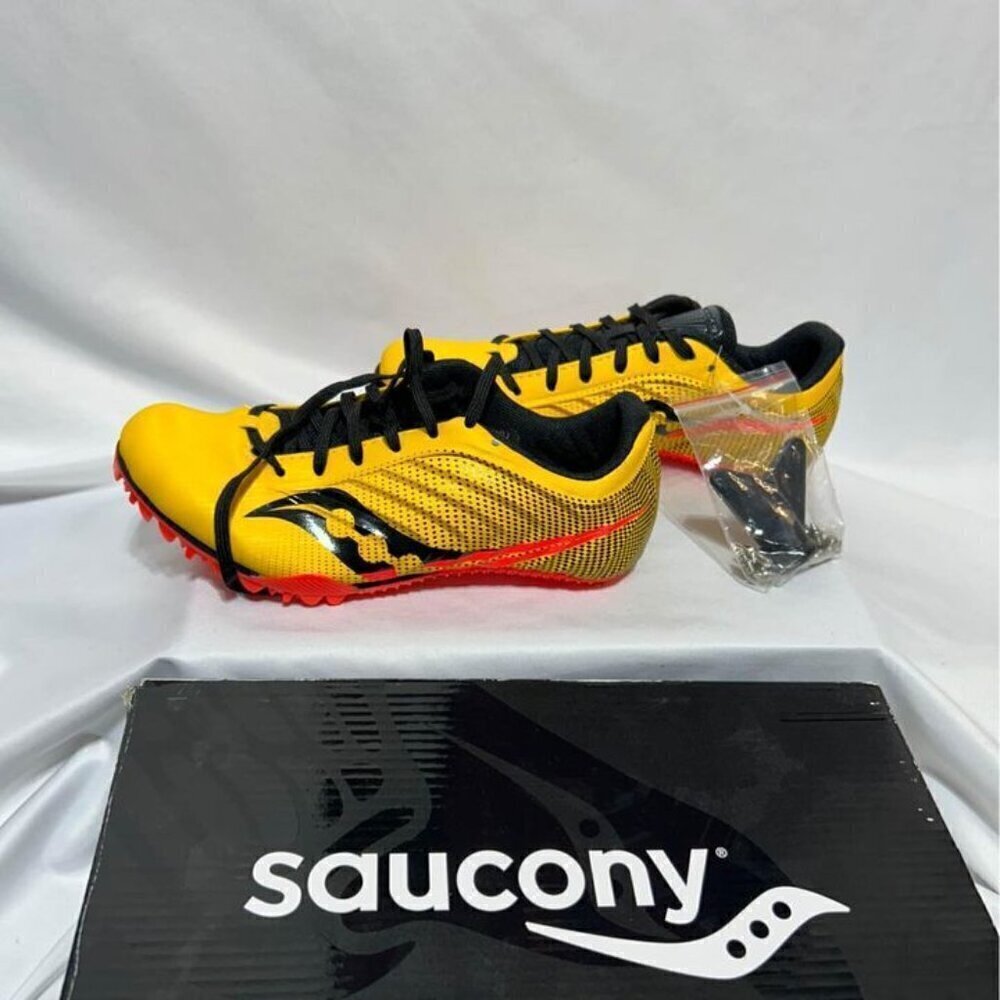 Saucony spitfire 5 running cleats. Outdoor. Size 5. Brand new! In box.